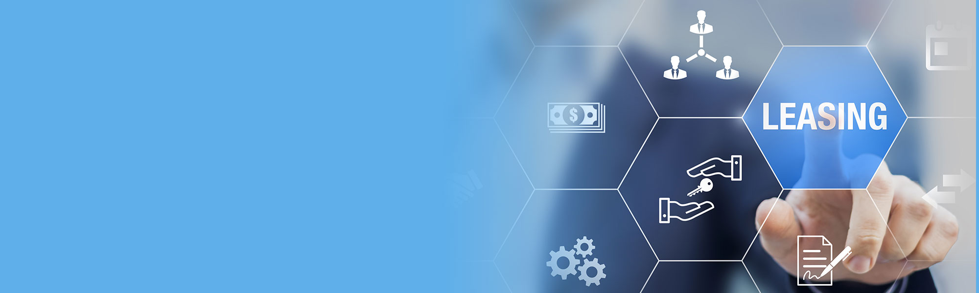 Leasing von Fahrzeugen, Hallen, medizinischen Geräten